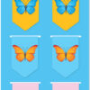i-clips Butterflies Magnetic Bookmarks