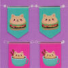 Kawaii Cats i-clip Magnetic Page Markers